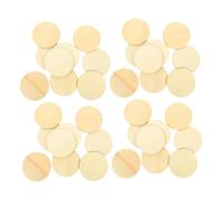Gogogmee 100pcs Unfinished Wood Circles Round Slices for DIY Crafts Painting Sign Blanks Wedding Decor Home Ornaments Multipurpose Art Projects