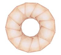 Gogogmee 100pcs Vintage Double Sided Resume Paper for Printing and Scrapbooking Sturdy Old Look Sheets Compatible with Printers for Journaling Certificates Invitations and Craft Projects