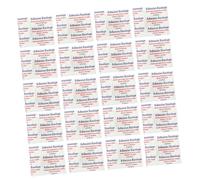 Gogogmee 100pcs Waterproof Adhesive Bandages Ultra-Thin Plasters for Wound Protection 38x38mm High Adhesion for Sensitive Skin
