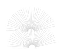 Gogogmee 100pcs White DIY Twisting Sticks for Crafts, Bendable Fluffy Craft Stems, Handmade Bulk Twisted Stick Supplies for Floral Bouquets and Art Projects