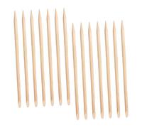 Gogogmee 100pcs Wooden Cuticle Pushers Nail Art Sticks Dual-ended Manicure Pedicure Tools for Pushing Back Cuticles and Cleaning Nails Disposable Portable Design
