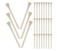 Gogogmee 100pcs Wooden Wax Sticks Disposable Waxing Applicator Spatulas for Facial Hair Removal and Nose Waxing, Gentle Touch and Sturdy Wood Sticks for Home Use and Beauty Salons
