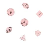 Gogogmee 10mm Mini Luminous Dice Set for Tabletop Games Creative Multi-Sided Night Glow Dice Props for Board Games RPGs