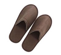 Gogogmee 10Pairs Disposable Hotel Slippers Non Skid Cloth Spa Footwear for Home Travel Salon Lightweight and Portable for Guests and Family Visits