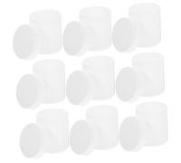 Gogogmee 10pcs 100ml Refillable Medicine Bottle with Lid and Gasket, Wide Mouth Pill Container for Daily Dosage Storage, Travel Mini Medicine Organizer Set