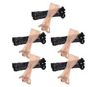 Gogogmee 10pcs 10pcs Elastic Mesh Wig Caps for Women High Elasticity Weave Caps Prevent Wig Slippage and Displacement Comfortable Fit for Long Hair Black and Skin-Tone Hair Nets for Secure