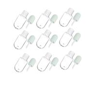 Gogogmee 10pcs 5ml Lip Gloss Tubes and Lip Balm Bottles Empty Green Diy Small Refillable Containers for Travel and Cosmetic Use