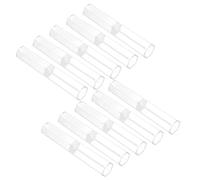 Gogogmee 10pcs Acrylic Hexagonal Pen Boxes Empty Single Pen Display Cases Pencil Storage Container for Office School and