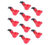 Gogogmee 10pcs Automatic Pigeon Chicken Quail Bird Water Drinking Cups Poultry Waterer Farming Equipment for Home Commerce