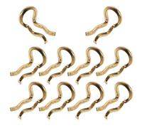 Gogogmee 10pcs Bicycle Caliper Fixing Snap Ring Spring Clips - Stainless Steel Brake Pad Retaining Spring Cotter Pin for Bike Disc Brake Repair and Upgrade