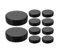 Gogogmee 10pcs Calligraphy Ink Stone Tray - Round Covered Inkwell - Sumi Ink Dish for Chinese Brush Writing Drawing Practice - Small & Portable for Home Office Outdoor Travel