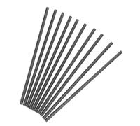 Gogogmee 10pcs Carbon Fiber Solid Rods Fishing Rod Repair Supplies High-strength Lightweight Baitcasting and Spinning Pole Connection for Freshwater and Saltwater Restoration