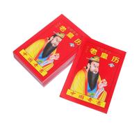 Gogogmee 10pcs Chinese Lunar Year Calendar with Solar Terms Traditional Feng Shui Almanac for Desk Display Seasonal Planning and Agricultural Markings Horse Year Collectible Edition for