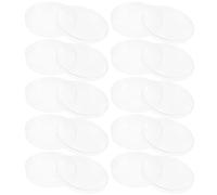Gogogmee 10Pcs Clear Round Culture Dishes with Lid Laboratory Culture Plates for Scientific Research Teaching and Experiment Protection