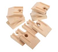 Gogogmee 10Pcs Concave Train Track Replacement Funny Track for Simulation Train Play and Easy to Install Railway Accessory for City Train Scenarios Enrich
