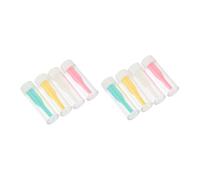 Gogogmee 10pcs Contact Lenses Inserters and Removers, Solid Silicone Scleral Applicators for Outdoor Use, Corneal Orthokeratology Handling Stick for Eye Care