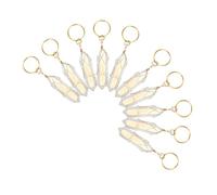 Gogogmee 10pcs Crystal Hair Rings for Braids Lightweight Dreadlock Charms with Secure Wire Loop Design Comfortable All Day Wear Shimmering African Pendant Accessories for Women Parties