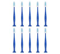 Gogogmee 10pcs Detention Facility Toothbrush with Soft Bristles Antiselfinjury Short Handle Design for Prisons Mental Hospitals and Detention Centers Standup Handle for Organized Storage