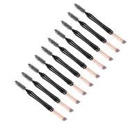 Gogogmee 10Pcs Dual Tip Eyebrow and Eyelash Brush Portable Eye Makeup Tools with Artificial Fiber for Lightweight and Multi-functional Eye Brow Tool for Precise Lash Separation and Styling