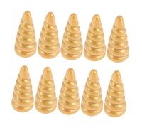 Gogogmee 10Pcs Glitter Unicorn Horn Decorations DIY Craft Accessories for Handbags Keychains Photography Props and Festive Hair Adornments