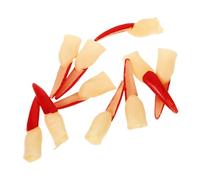 Gogogmee 10Pcs Halloween Witch Fingers Fake Nail Covers Decorative Fake Finger Cosplay Props Party Accessories for Scary Horror Theme