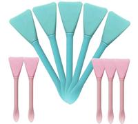 Gogogmee 10pcs Mask Applicator Brush Dual Use Facial Mask Brush Silicone for Skincare