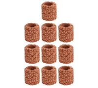 Gogogmee 10Pcs Medium Bio Ceramic Plant Gravity Rings Aquarium Filter Media Fish Tank Accessories Water Plant Fixed Rings for Aquatic Gardening and Filtration Random Style