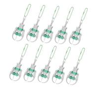 Gogogmee 10pcs Mini Claw Machine Pendants Colorful Plastic Tiny Claw Clips Fun Keychain Backpack Charms Lightweight Accessories for Hanging Decoration