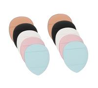Gogogmee 10pcs Mini Makeup Powder for Foundation Concealer Soft Cosmetic Sponges Portable Face Puff for Precise Application and Seamless Coverage in Vibrant Colors