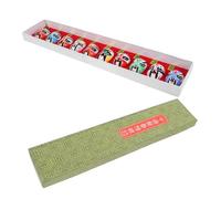 Gogogmee 10pcs Mini Peking Opera Clay Mask Figurines Traditional Chinese Cultural Decor Handcrafted Miniature Masks with Lifelike Details for Home and Office Display