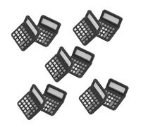 Gogogmee 10Pcs Miniature Calculator Realistic Dollhouse Accessories for Classroom Photography Props Fun Learning Tools for Micro Landscapes Roleplaying Games