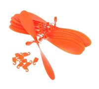 Gogogmee 10pcs Model Airplane Propeller Blades Compatible for Thunderbird Glider Tiger Helicopter Rubber Band Power System for Enhanced Flight Stability Aerodynamic Aircraft Vane