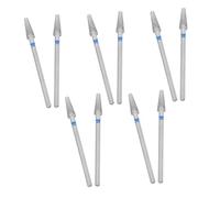 Gogogmee 10pcs Nail Drill Bits Individually Wrapped for Hygiene Diamond Coated Grinding Heads for Cuticle Removal and Nail Shaping Premanicure Prep Salon and Home Use