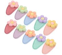 Gogogmee 10pcs Non-skid Snap Hair Clips for Girls Cute Cartoon Design for Boy Girl and Toddlers Easy to Use Hair Accessories for Occasions