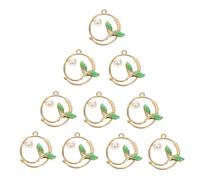 Gogogmee 10pcs Pearl Mermaid Alloy Pendants for DIY Jewelry Making Craft Unique Earrings Necklaces and Bracelets Vibrant Colors and Fine Workmanship for Handmade Accessories and Art