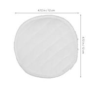 Gogogmee 10PCS Reusable Nursing Pads for Breastfeeding Thick Cotton Gauze Washable Soft Absorbent Maternity Breast Pads for Pregnant Women White Nipple Covers