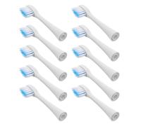 Gogogmee 10pcs Reusable Toothbrush Heads Toothbrush Replacement Brush Head Replacement Electric Replacing White