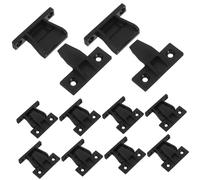 Gogogmee 10pcs Roman Column Plastic Bracket Furniture Corner Connector Angle Bracket for Wood Cabinets Shelves Wall-Mounted Panel Fixings Quick Install Storage Support