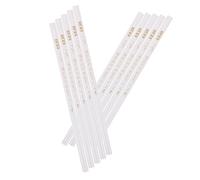 Gogogmee 10pcs Sewing Marking Pencils for Fabric Precise Tailor Chalk Pens Accurate Fabric Cutting Markers for Dressmaking and Alterations White