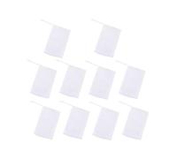 Gogogmee 10Pcs Shower Foaming Nets Multi-purpose Soap Bags with Rope for Hanging Mesh for Facial and Body Cleansing Easy Bubble Creation White