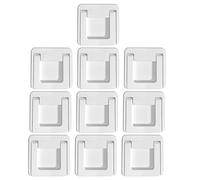 Gogogmee 10pcs Sliding Door Pull Handle Window Locks Limiter Cabinet Ring Pulls White Abs Child Safety Security Restriction Minimalist Look for Household Doors and Windows