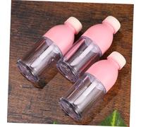 Gogogmee 10pcs Small Transparent Lip Gloss Bottles Plastic Refillable Empty Containers for Women Portable Travel-friendly Lip Oil Glaze Dye Liquid Holders Pink