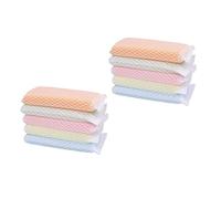 Gogogmee 10pcs Sponge Scrubber Cleaning Pads Kitchen Scouring Cloth Scouring Rag Cleaning Pad for Dish Cloths for Washing up Kitchen Brush Sponge Scourer Random Color