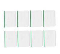 Gogogmee 10Pcs Transparent PP Plastic File Folders with Green Pull Rods Document Organizers for Students and Office Lightweight Report Holders for Papers Receipts and Project Management