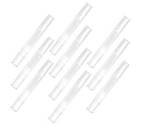 Gogogmee 10pcs Transparent Twist Cosmetic Applicator Pens Refillable Lip Gloss Tubes with Soft Brush Portable Liquid Foundation and Essential Oil Dispenser for Travel and Daily Use