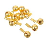 Gogogmee 10pcs Vintage Jingle Bells for DIY Jewelry Making Small Craft Pendants with Charming Sleigh Bell Sound for Pet Collars Bracelets Necklaces and Creative Craft Projects