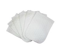 Gogogmee 10pcs Washable Cotton Diapers Three Layer Changing Pads Soft Breathable Diaper for Easy Use The Go