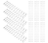 Gogogmee 12 Sets Nail Samples Oval False Nails Medium Colors Chart for Practice Manicure Art Design Home Salon