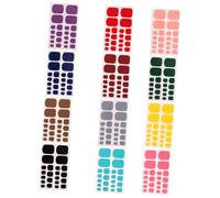 Gogogmee 12 Sheets Toe Nail Stickers Nail Decals No Glue Needed for Women Easy Application Covers