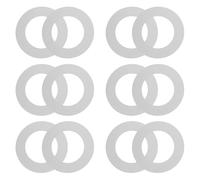 Gogogmee 12 Sheets Wax Warmer Collar Rings Protective Mats for Waxing Machine Heater Wax Paper Rings for Standard Practical